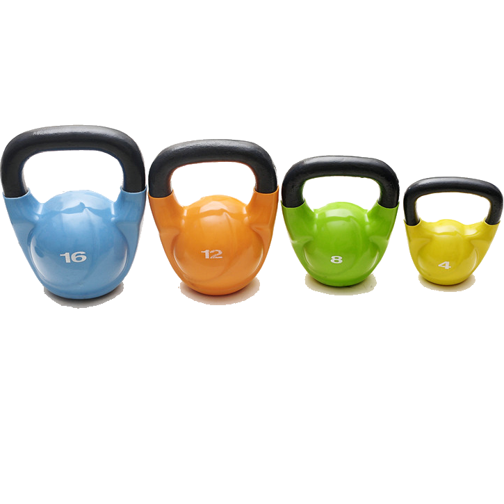 GYMKO Gym Outstanding Custom 20kg Miniature Cast Iron Painted Competition Kettlebell Set